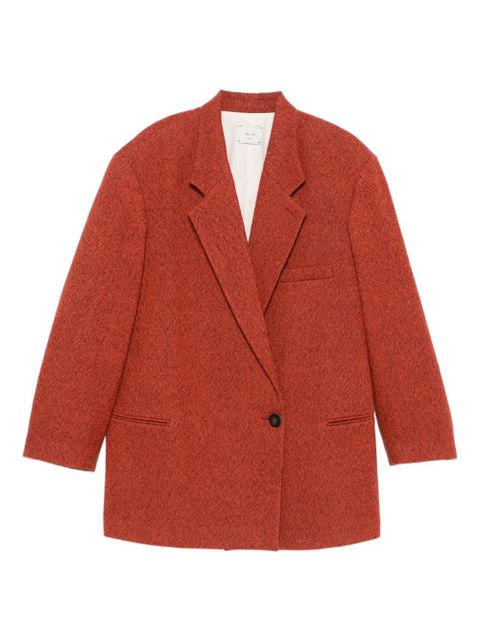 Alysi single-button wool coat - Orange - zdjęcie produktu nr 1