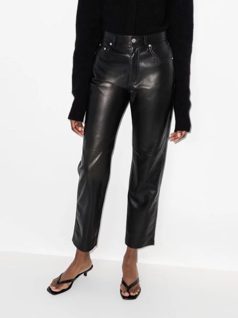 Nanushka cropped flared trousers - Black - zdjęcie produktu nr 2
