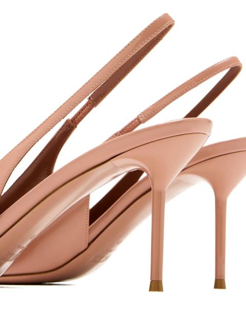 Paris Texas 75mm pointed-toe slingback pumps - Pink
