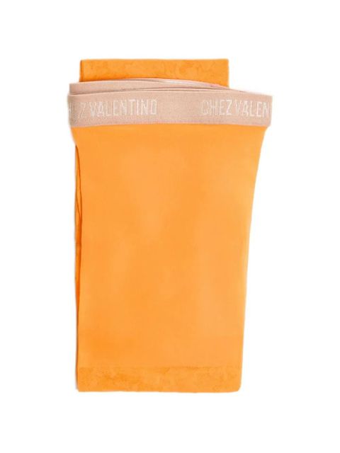 Valentino Garavani lycra lace tights - Orange - zdjęcie produktu nr 1