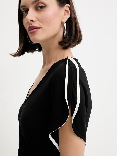 BOSS bluzka damskie kolor czarny 50544874