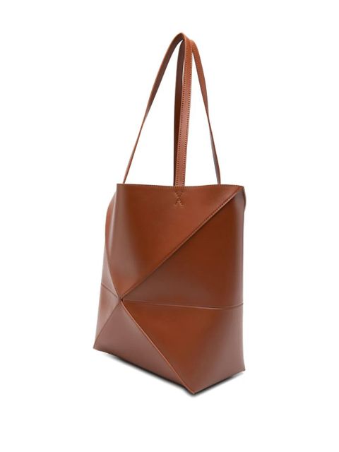 LOEWE medium Puzzle Fold shoulder bag - Brown