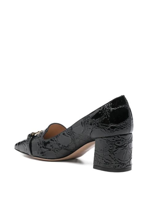Ferragamo Gancini-buckle pumps - Black