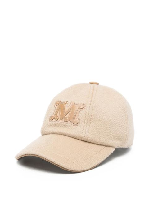 Max Mara felted letter cap - Neutrals - zdjęcie produktu nr 1