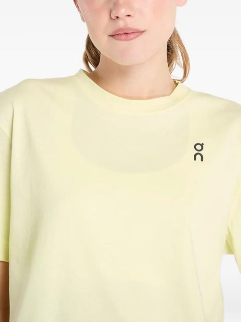 On Running logo-detail short-sleeves T-shirt - Yellow