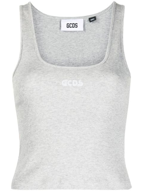 GCDS logo-print tank top - Grey - zdjęcie produktu nr 1