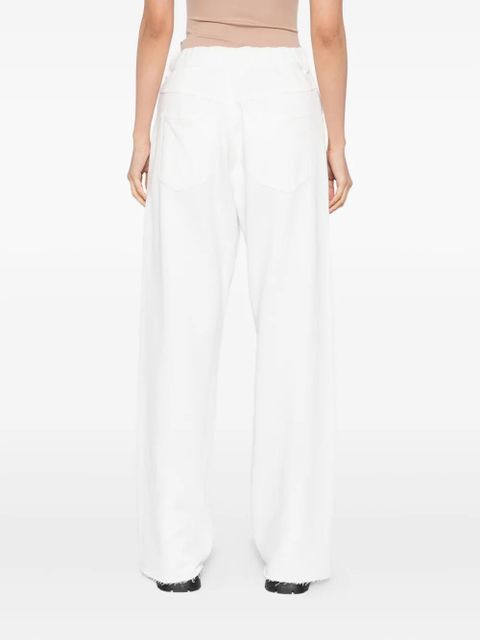 MM6 Maison Margiela cotton pants - White