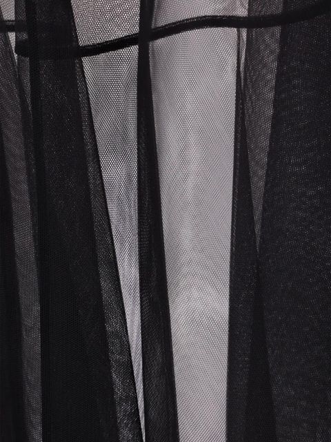 Simone Rocha sheer tulle midi skirt - Black