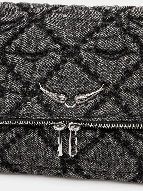 ZADIG&VOLTAIRE torebka bawełniana kolor czarny LWBA04065