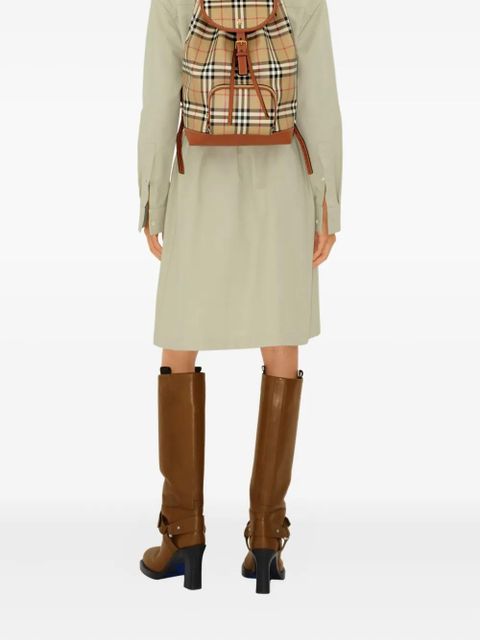 Burberry Check backpack - Neutrals - zdjęcie produktu nr 2
