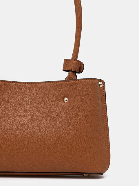 Guess torebka MERIDIAN kolor brązowy HWBG69 74090