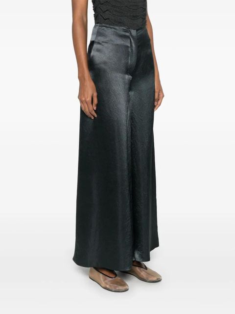 Nanushka satined trousers - Grey