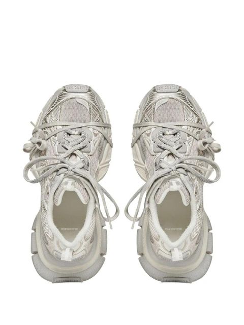 Balenciaga 3XL mesh-panel sneakers - Grey