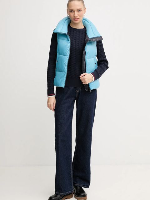 Save The Duck bezrękawnik AMA kolor niebieski zimowy D82333W.LOVE21