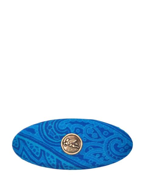 ETRO paisley medallion hair clip - Blue - zdjęcie produktu nr 1