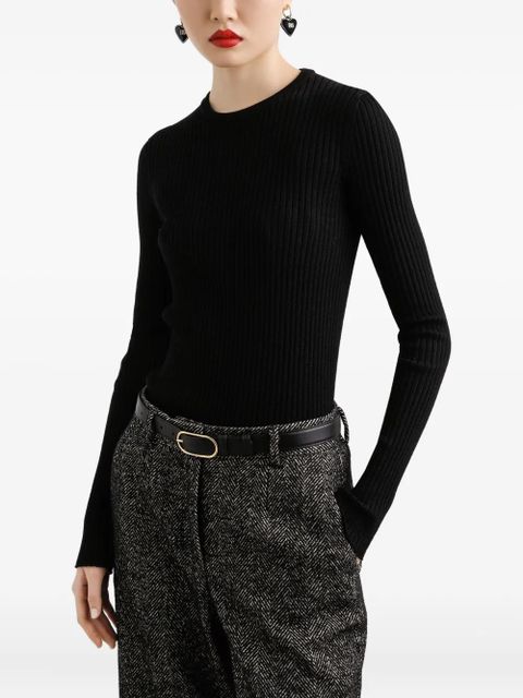 Dolce & Gabbana ribbed sweater - Black