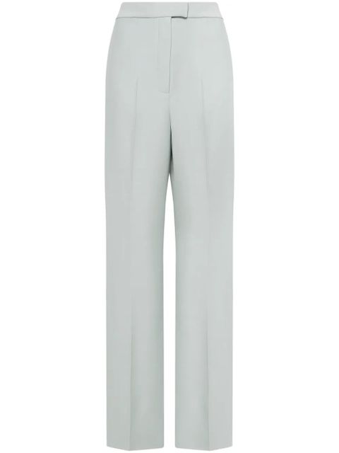 FENDI pressed-crease straight trousers - Blue - zdjęcie produktu nr 1