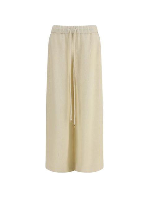 Gabriela Hearst Gelos drawstring-fastening trousers - Neutrals - zdjęcie produktu nr 1
