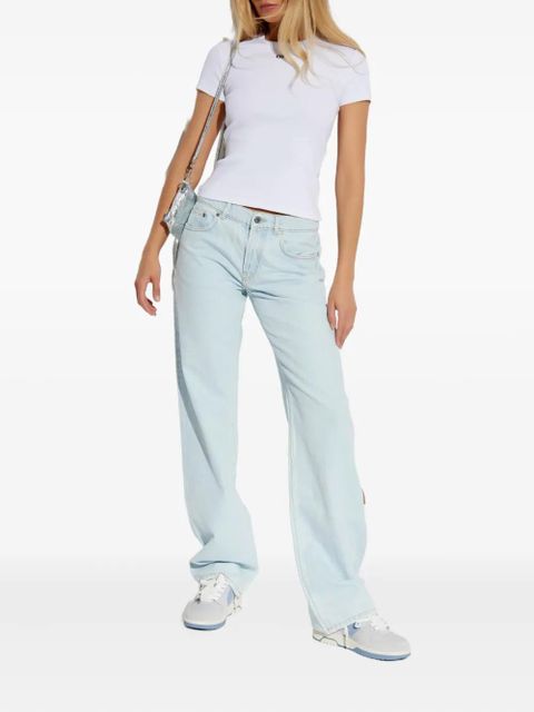 Off-White five-pocket cotton jeans - Blue - zdjęcie produktu nr 2