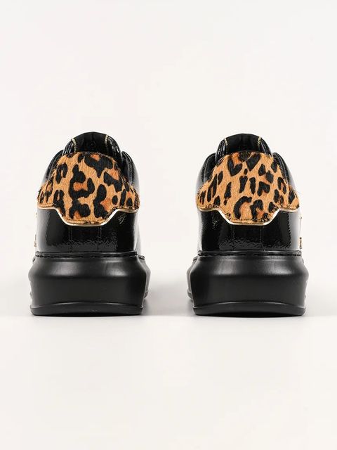 Karl Lagerfeld sneakersy skórzane KAPRI damskie kolor czarny KL62539J