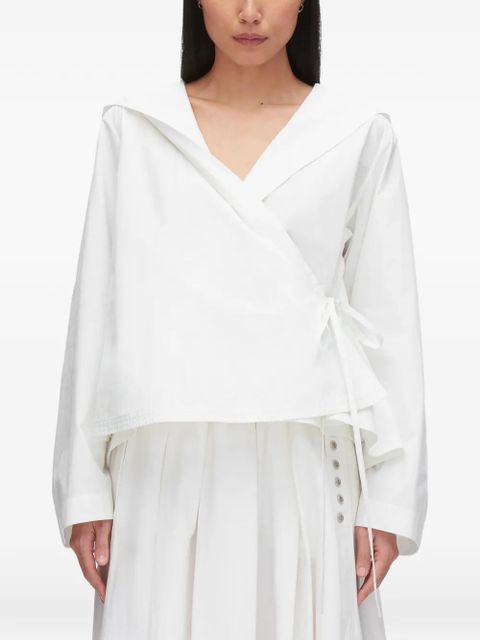 3.1 Phillip Lim collar tie blouse - White