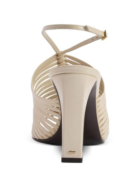 Giuseppe Zanotti Jane square-toe sandals - Neutrals