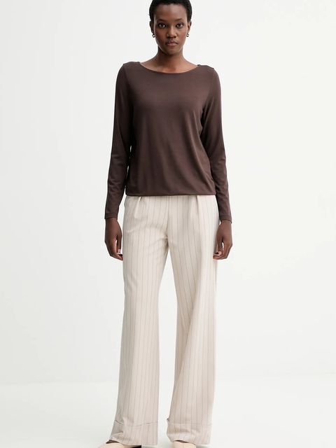 Marc O'Polo longsleeve kolor brązowy 511205252697