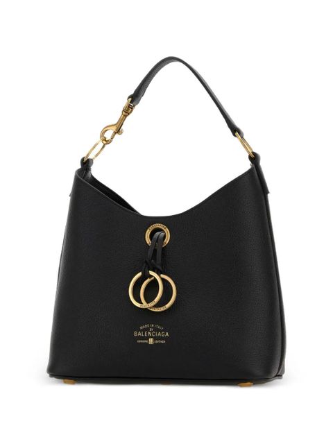 Balenciaga small Carrie Hobo leather tote bag - Black