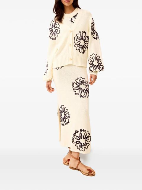 Marie Oliver Charlie floral cardigan - Neutrals - zdjęcie produktu nr 2