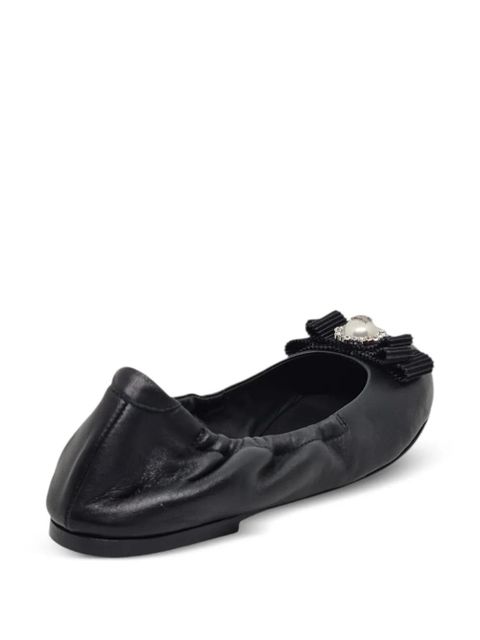 Casadei embellished ballet flats - Black