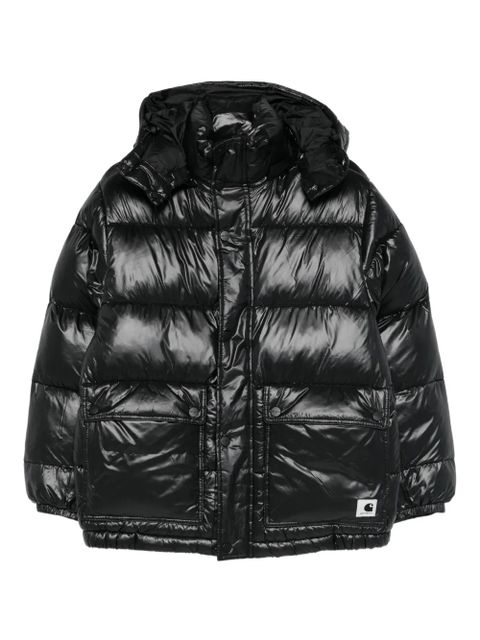 Carhartt WIP Benson zip-up puffer jacket - Black - zdjęcie produktu nr 1
