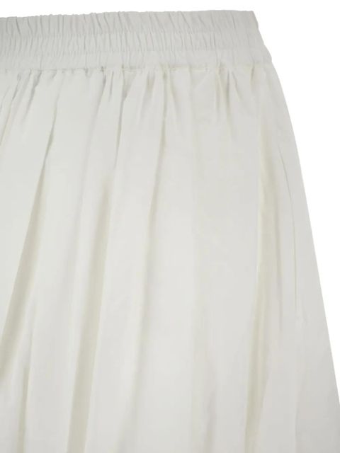 Weekend Max Mara elasticated-waist flared skirt - White