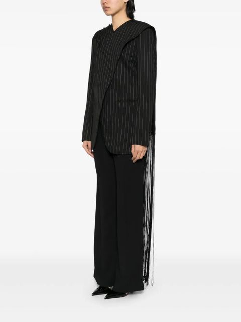 Jean Paul Gaultier fringed blazer - Black