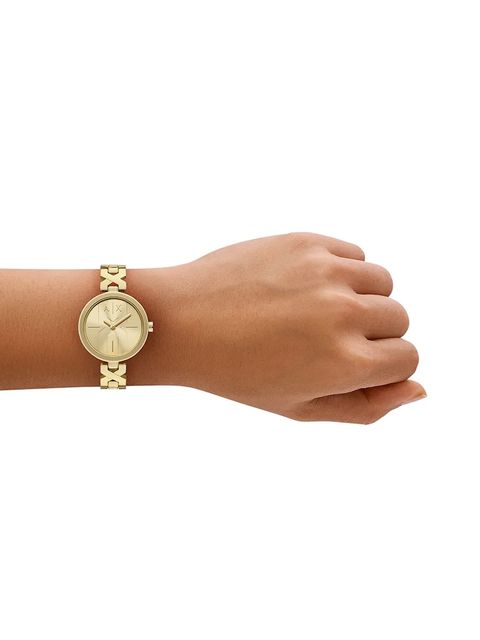 Armani Exchange zegarek damski kolor złoty AX5831