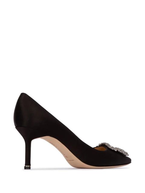 Manolo Blahnik 70mm Hangisi pumps - Black - zdjęcie produktu nr 2