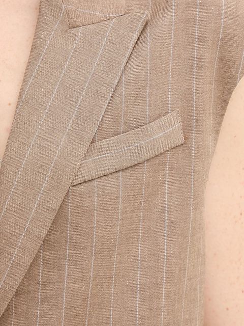 La Petite Française kamizelka z domieszką lnu VALMY