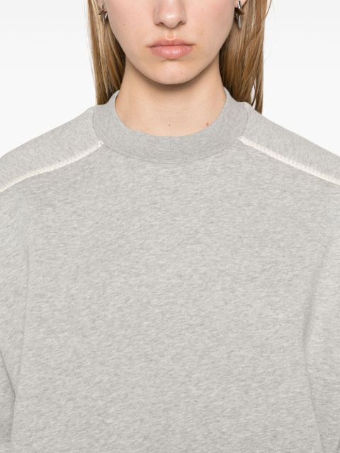 Moncler mélange-effect sweatshirt - Grey