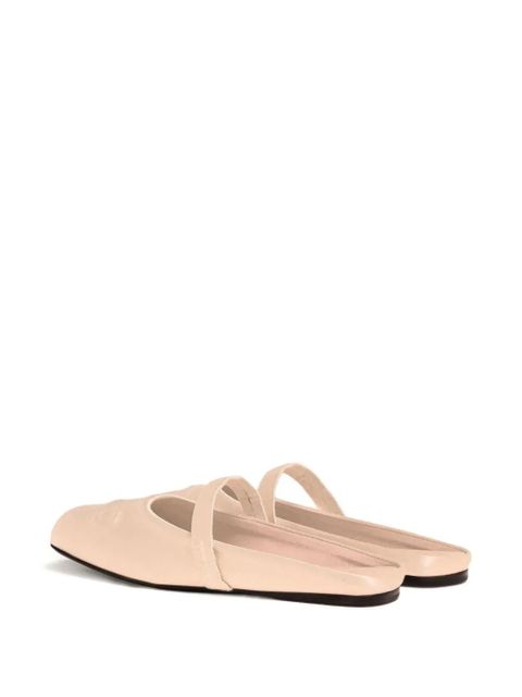 Marni bow-detail slip-on ballet flats - White