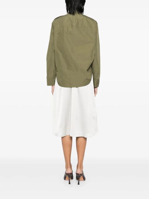 3.1 Phillip Lim draped shirt dress - Green - zdjęcie produktu nr 2