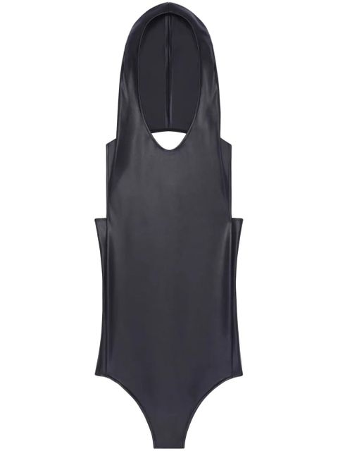 Courrèges hooded jersey bodysuit - Black - zdjęcie produktu nr 1