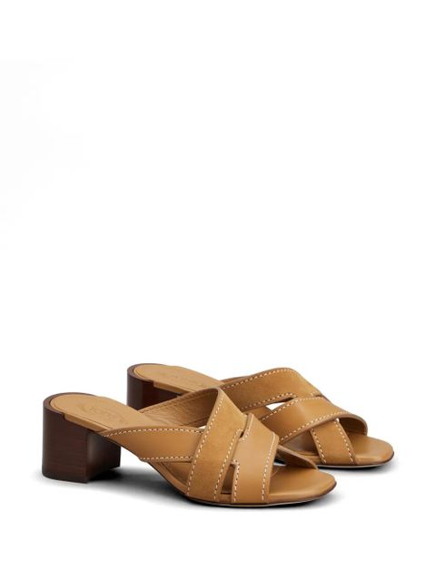 Tod's cross-strap sandals - Brown - zdjęcie produktu nr 2