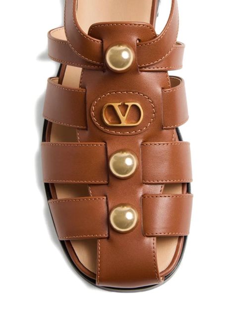 Valentino Garavani VLogo Signature fisherman sandals - Brown
