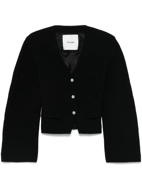 Nanushka muslin jacket - Black - zdjęcie produktu nr 1