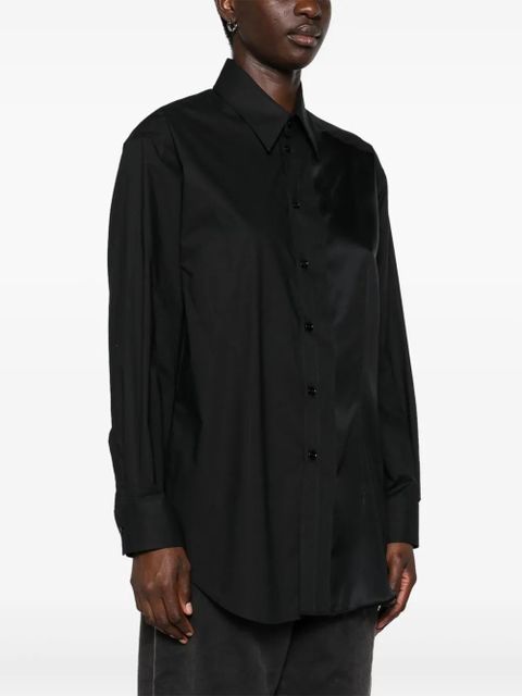 MM6 Maison Margiela panelled cotton shirt - Black