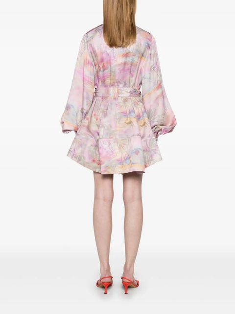 ZIMMERMANN Dawning mini dress - Purple