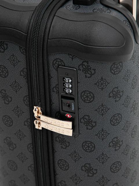 Guess walizka kolor szary TWHP74 52983