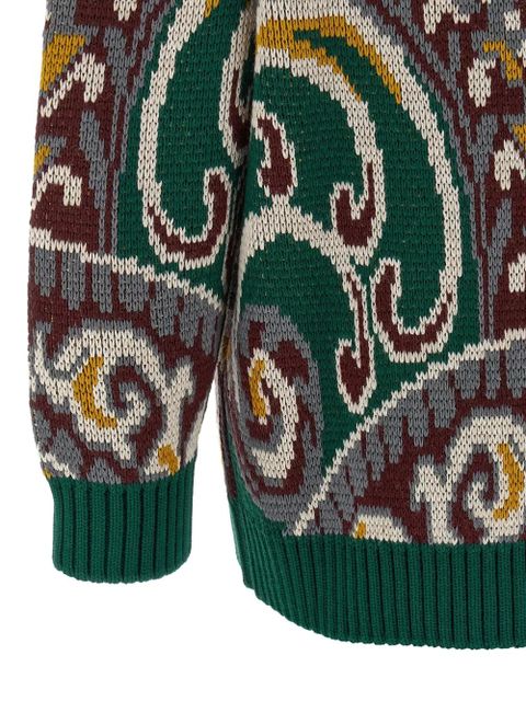 ETRO paisley wool sweater - Green - zdjęcie produktu nr 2