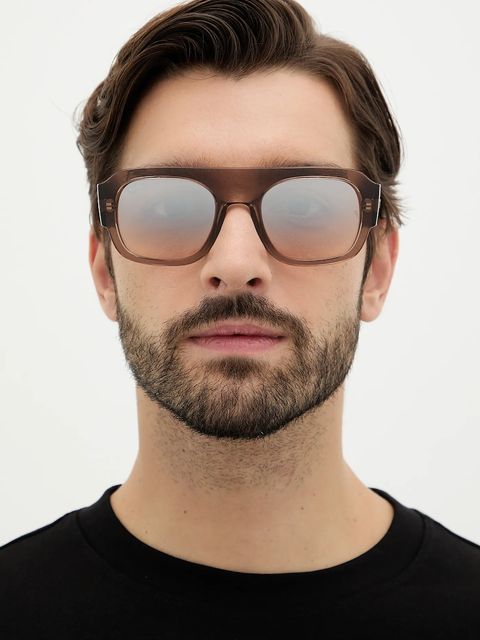 Ray-Ban okulary przeciwsłoneczne kolor beżowy 0RB2218