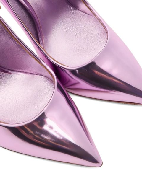 Casadei 120mm Blade Interstellar metallic pumps - Purple - zdjęcie produktu nr 2