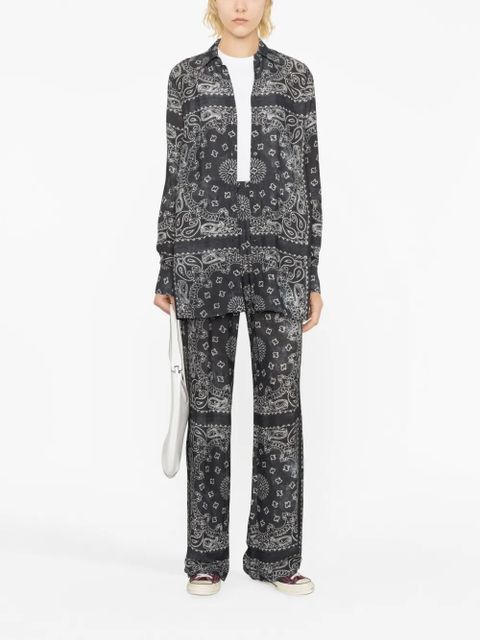 Golden Goose bandana-print shirt - Grey